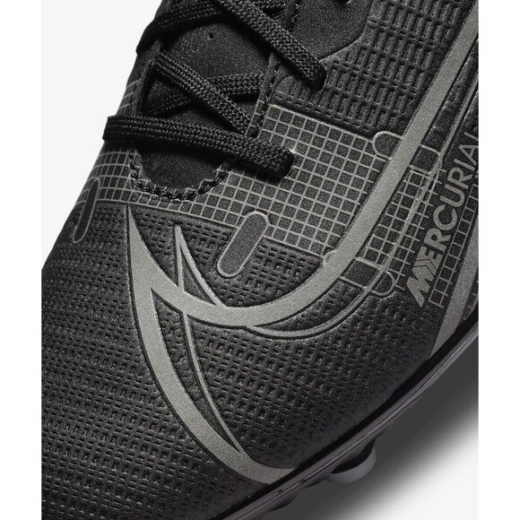 Nike Vapor 14 Club FG MG Mens Soccer Cleats Black Grey CU5692-004 Size 7.5 - Picture 4 of 6